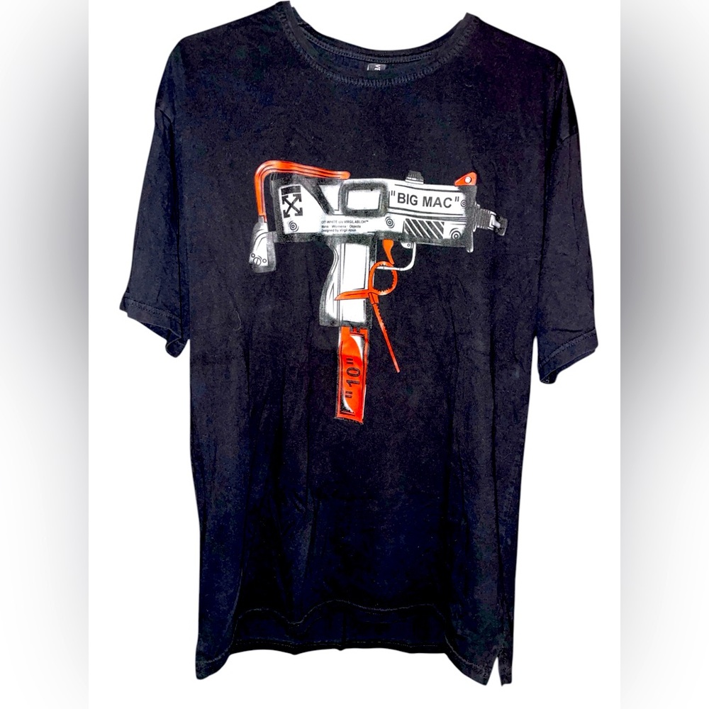 Bootleg/fanart - Off White “Big Mac” Mens Large, Slim fit Fancy style T